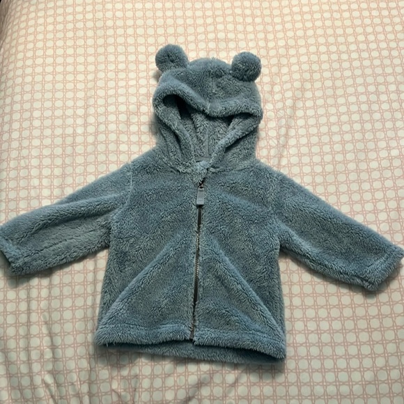 Hanna Andersson Blue Teddy Bear Jacket - Picture 1 of 4